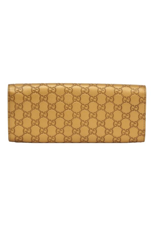 Gucci Gold Broadway Golden Clutch