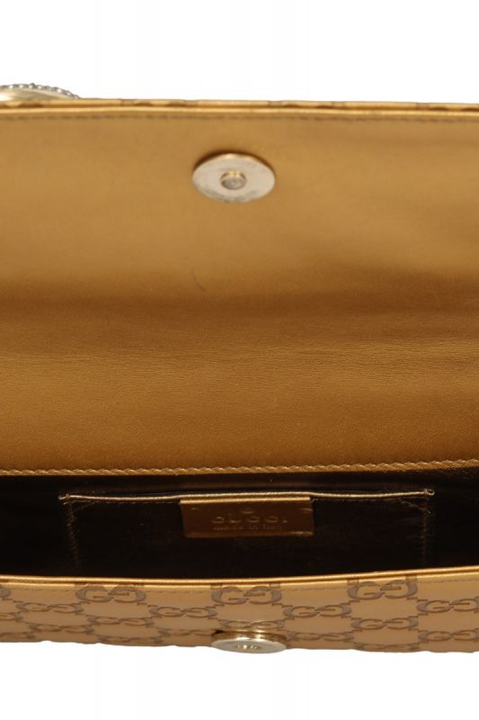 Gucci Gold Broadway Golden Clutch RT179-10