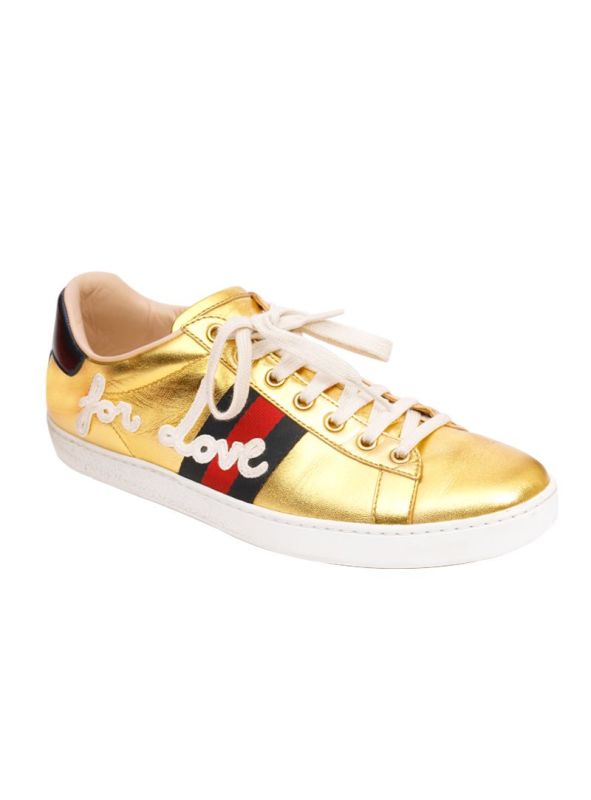 GUCCI GOLDEN ACE SNEAKERS