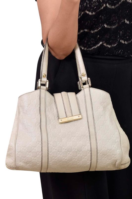 Gucci Guccisima GG Leather Tote Bag