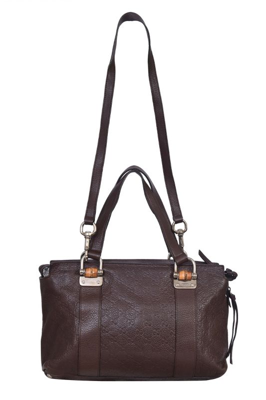 Gucci Guccissima Brown Top Handle Handbag