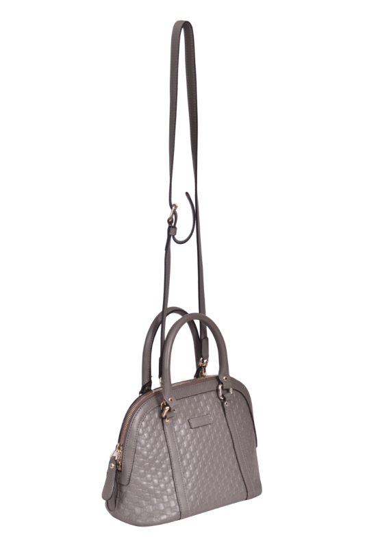 Gucci Guccissima Dome Sling Grey Handbag