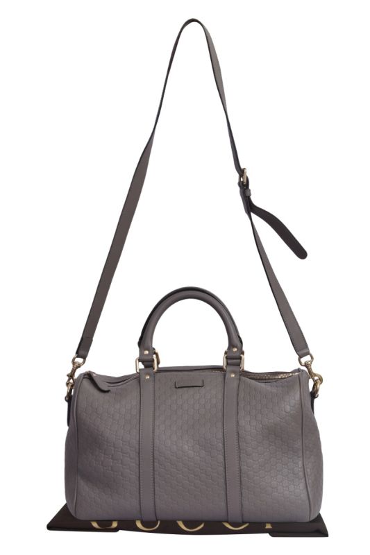 GUCCI GREY BOSTON HANDBAG