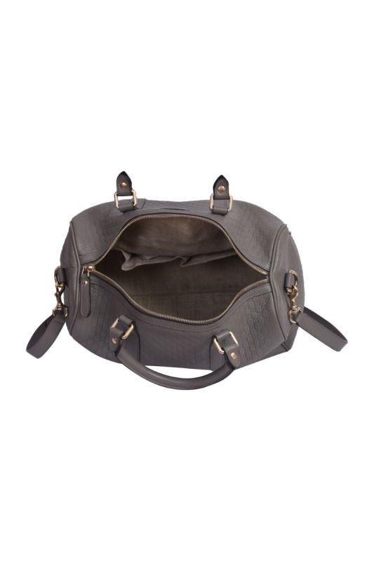 GUCCI GREY BOSTON HANDBAG