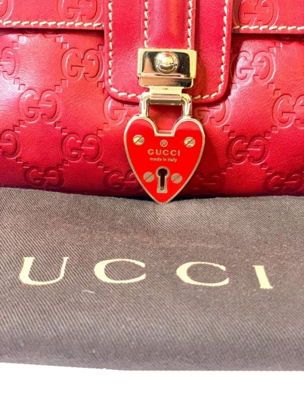 GUCCI GUCCISSIMA HEART LOCK BAG