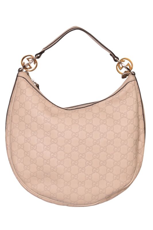 Gucci Guccissima Leather GG Twin Hobo Bag