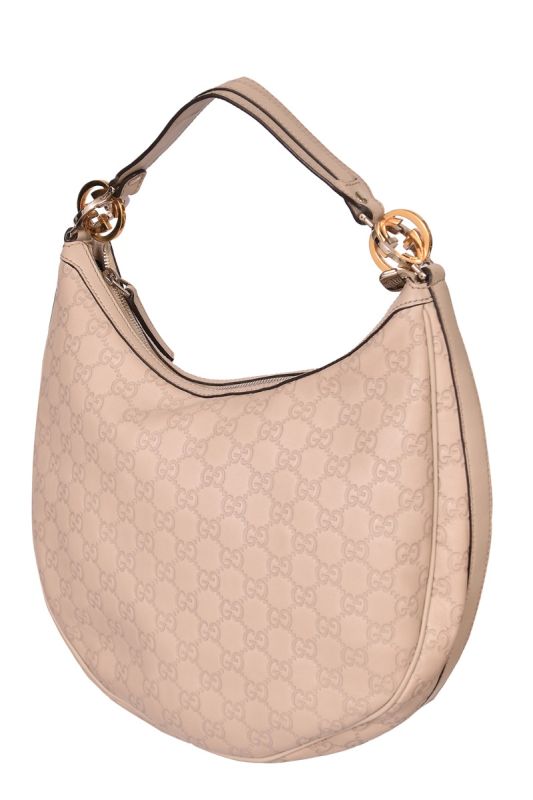 Gucci Guccissima Leather GG Twin Hobo Bag