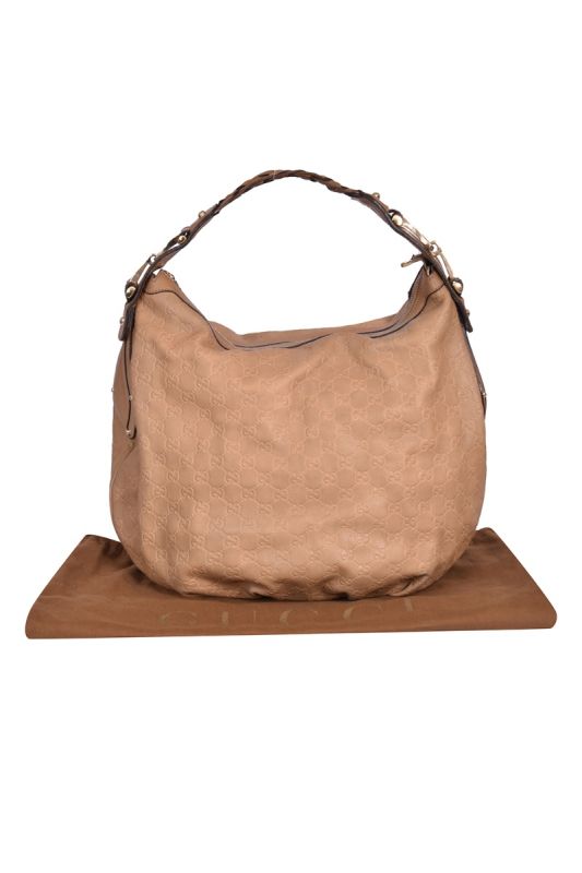 Gucci Guccissima Medium Pelham Hobo Bag
