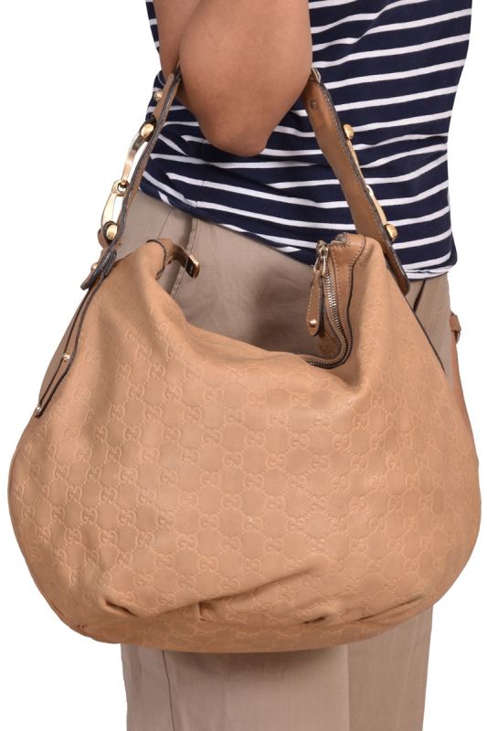 Gucci Guccissima Medium Pelham Hobo Bag