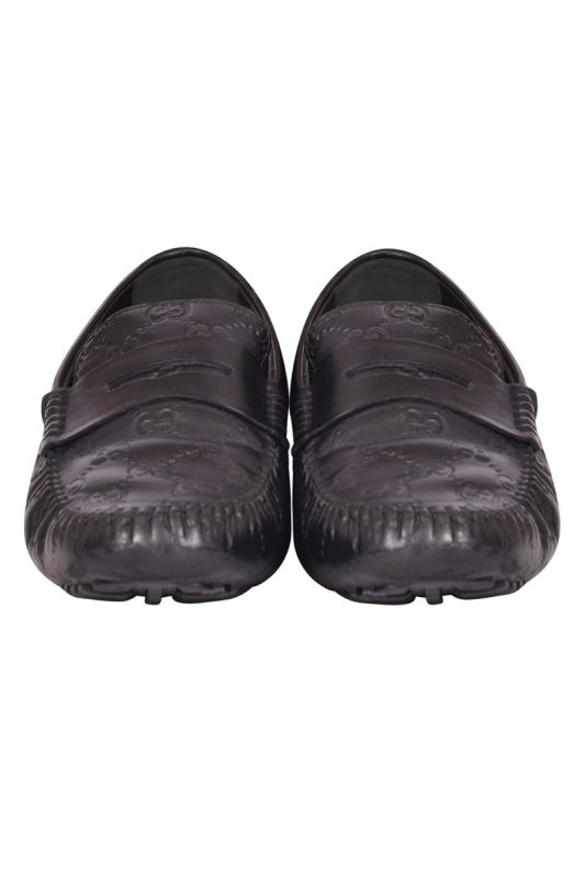 Gucci Guccissima Monogram Leather Loafers RT128-10