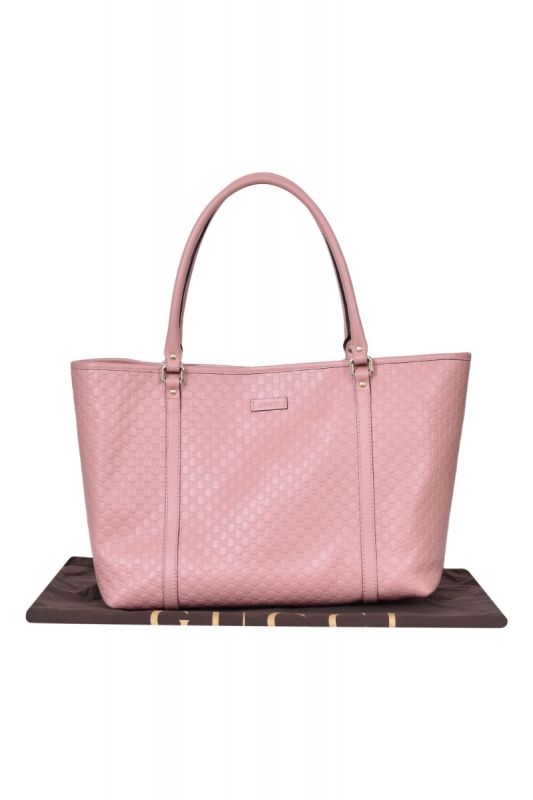 Gucci Guccissima Pink Medium Tote Bag