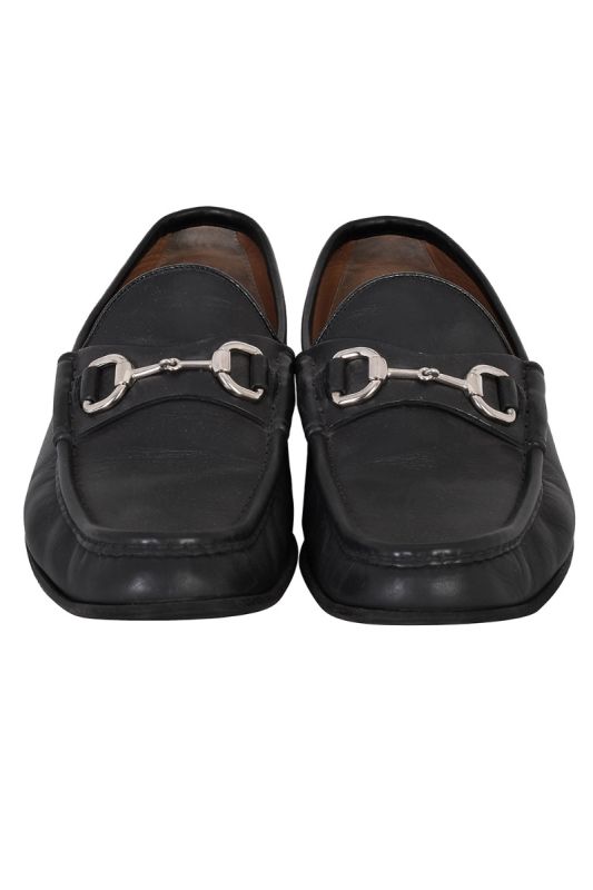 GUCCI HORSEBIT LEATHER LOAFERS