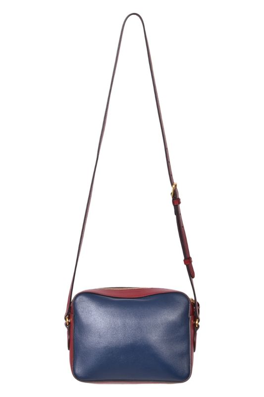 Gucci Horsebit Red/Blue Crossbody Bag