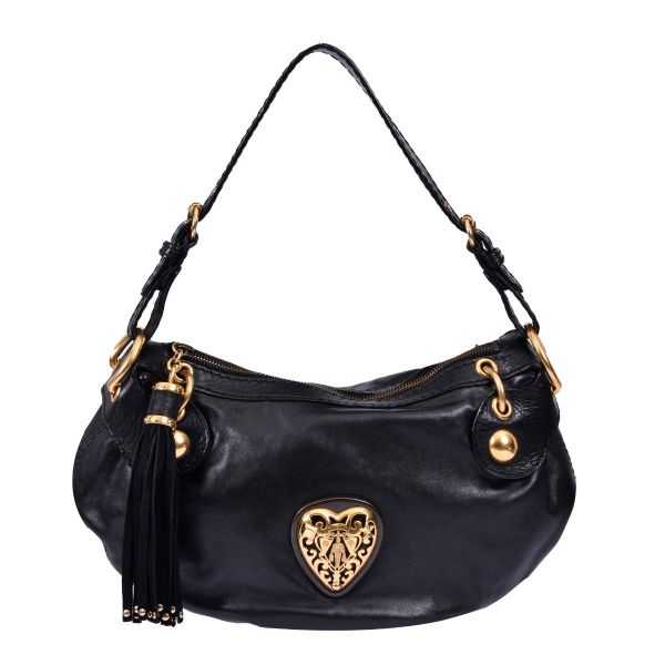 GUCCI HYSTERIA LEATHER SHOULDER BAG