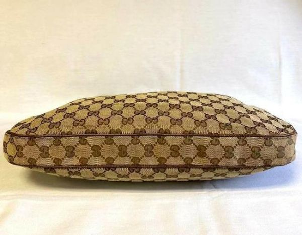 GUCCI JACKIE SIGNATURE GG MONOGRAM SHOULDER BAG