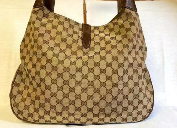 GUCCI JACKIE SIGNATURE GG MONOGRAM SHOULDER BAG