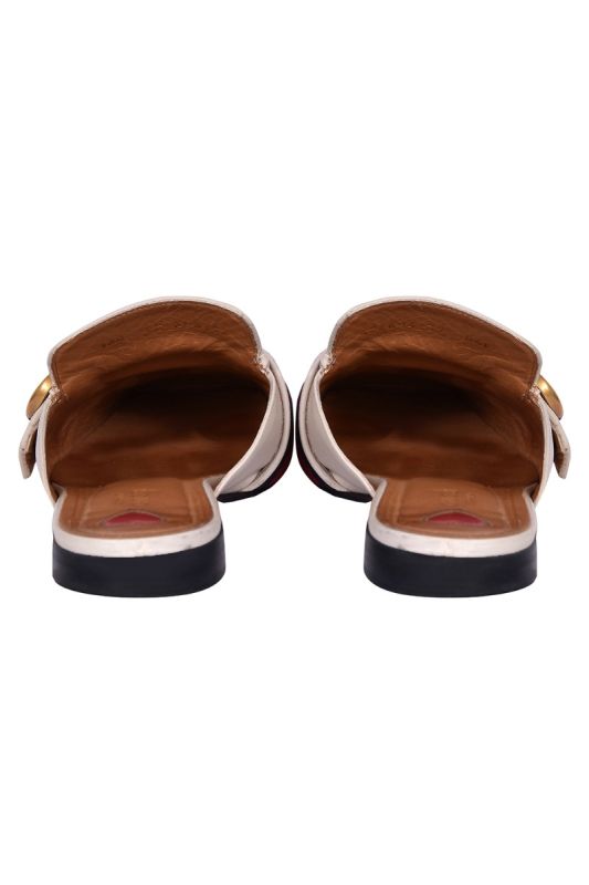 Gucci Leather Princetown Flat Mules