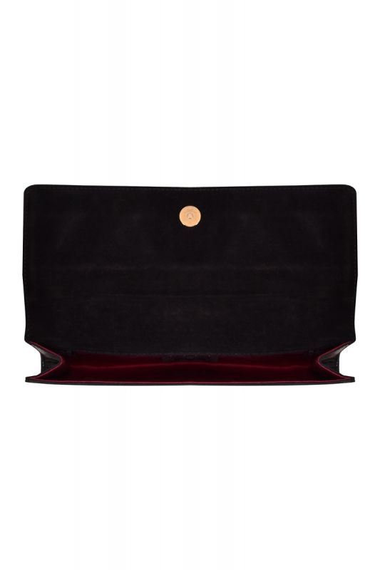 Gucci Patent Leather Buckle Clutch