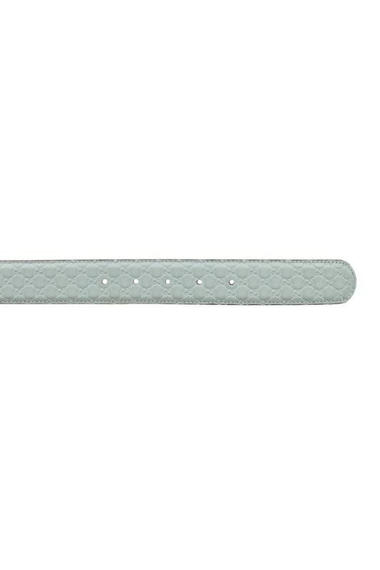 GUCCI LOGO BABY BLUE BELT