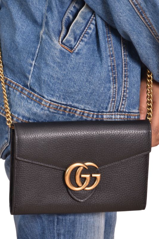 Gucci Marmont Chain Wallet Sling Bag