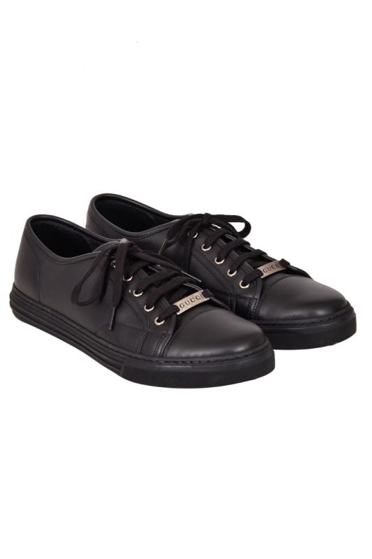 Gucci Men’s Nappa Leather Low-Top Sneakers