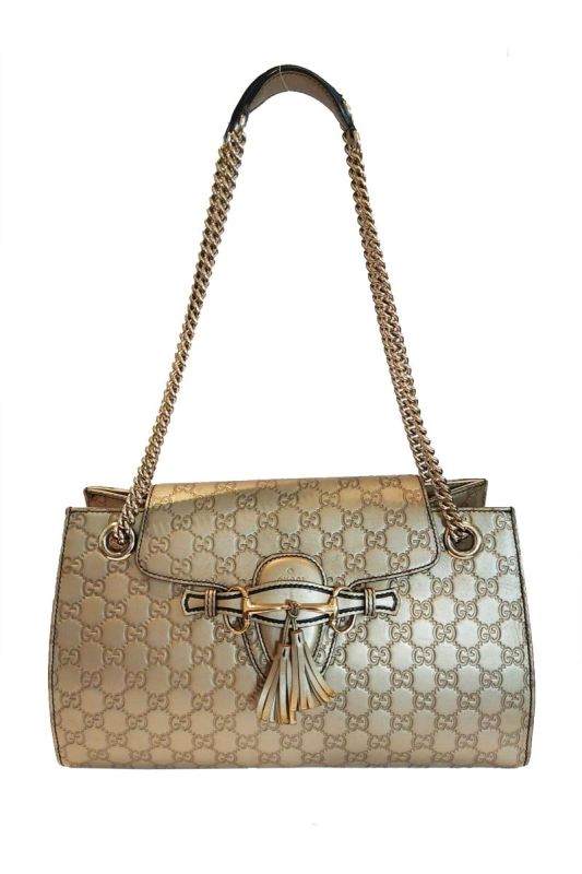 GUCCI METALLIC EMILY SHOULDER BAG