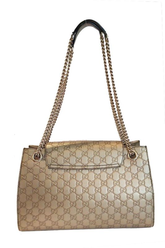 GUCCI METALLIC EMILY SHOULDER BAG