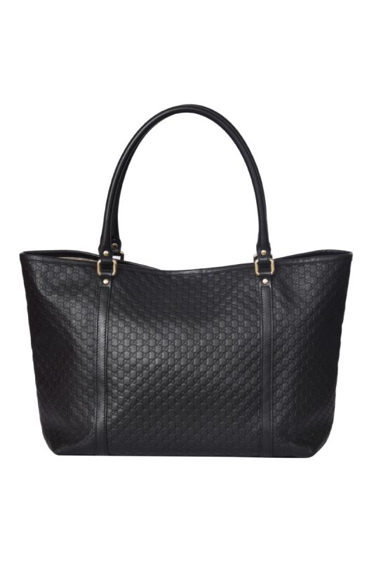 Gucci Micro Guccissima Black Leather Handbag