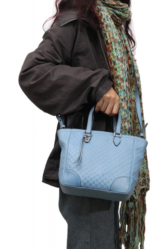Gucci Microguccissima Small Bree Tote Bag