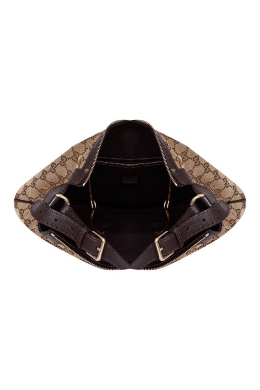 Gucci Monogram Charlotte Medium Hobo Bag