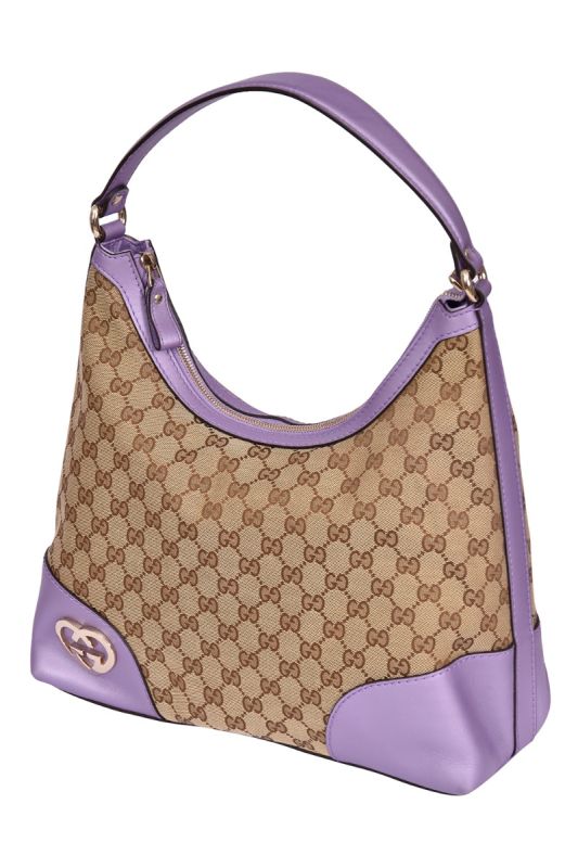 Gucci Monogram Medium Lovely Heart Hobo Bag