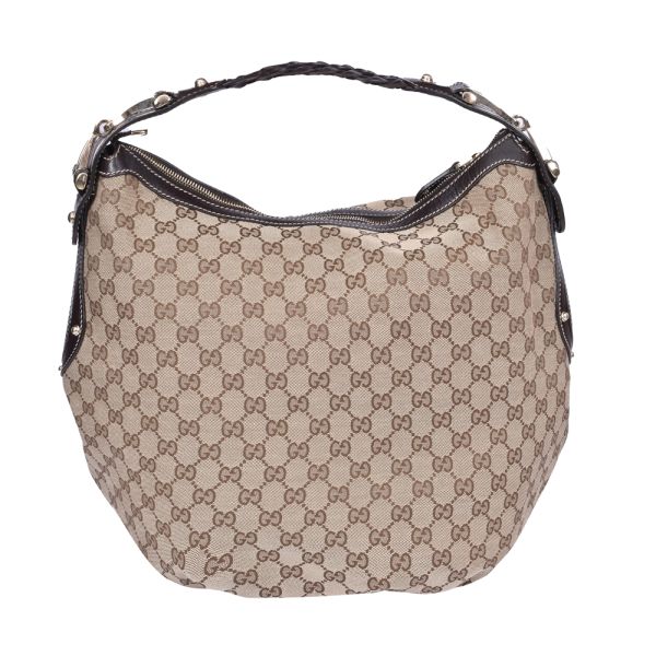 GUCCI MONOGRAM PELHAM HOBO BAG 