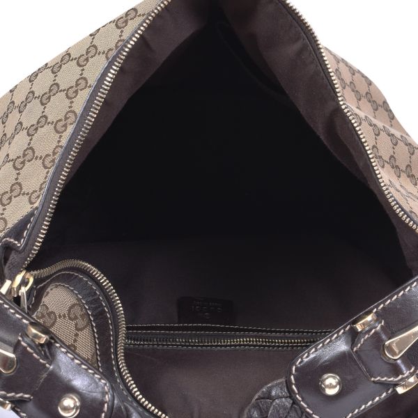 GUCCI MONOGRAM PELHAM HOBO BAG 