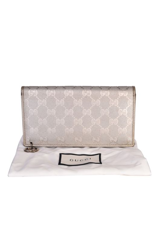 GUCCI MONOGRAM SIGNATURE WALLLET