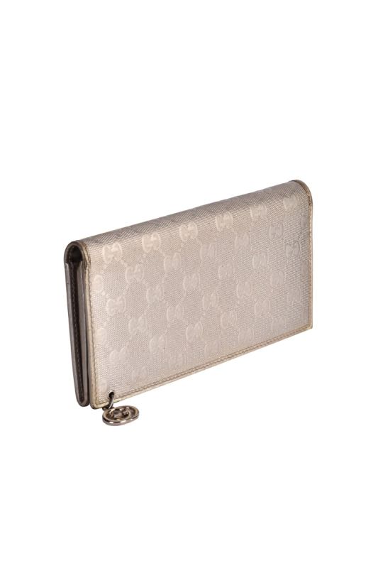 GUCCI MONOGRAM SIGNATURE WALLLET