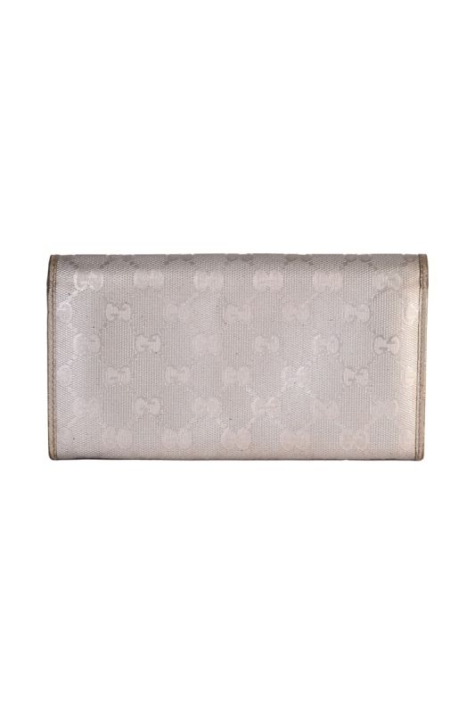 GUCCI MONOGRAM SIGNATURE WALLLET