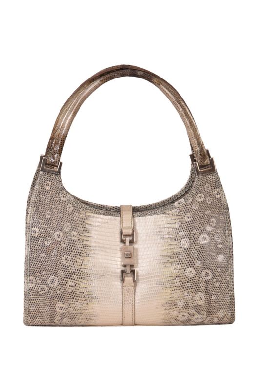 Gucci New Snakeskin Jackie Shoulder Bag