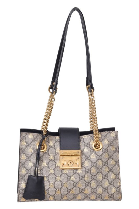 Gucci Padlock GG Bee Shoulder Bag