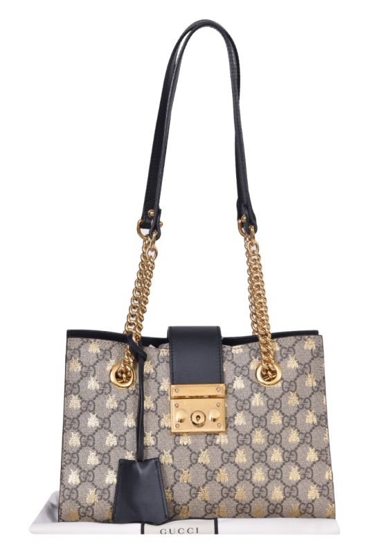 Gucci Padlock GG Bee Shoulder Bag