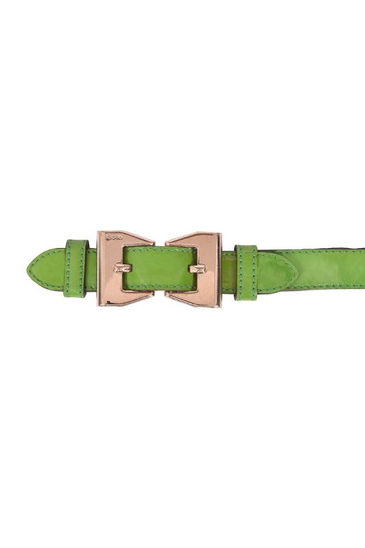 Gucci Patent Leather Bow Buckle Belt