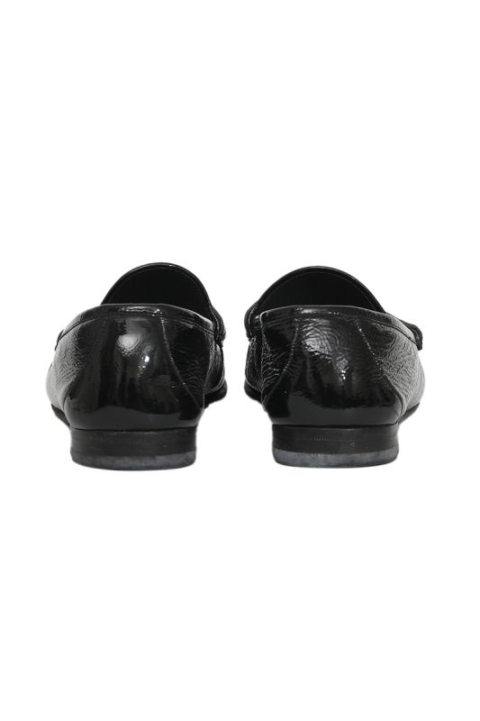 Gucci Patent Leather Horsebit Loafers