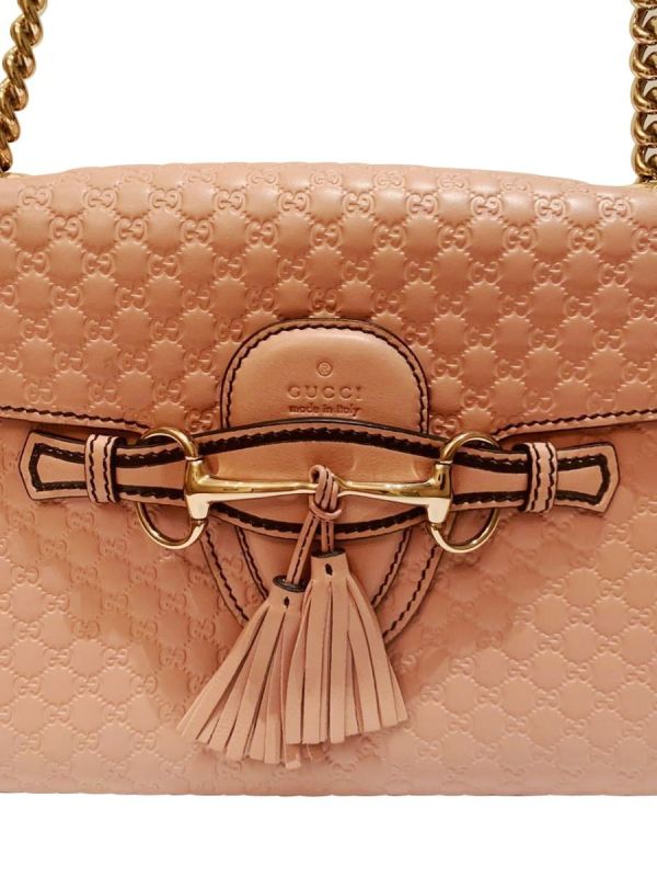 GUCCI PEACH MEDIUM EMILY SHOULDER BAG