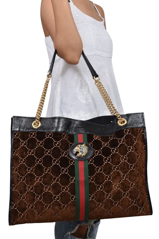 Gucci Rajah Monogram Tote Bag