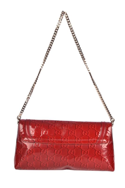 GUCCI RED PATENT LEATHER SLING RT98-10