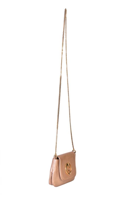 GUCCI ROSE GOLD CROSSBODY BAG