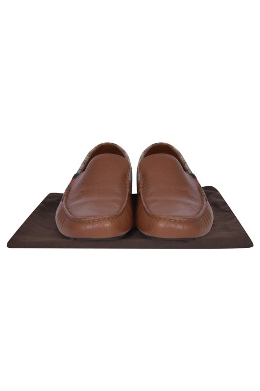 Gucci Slip-On Brown Loafers