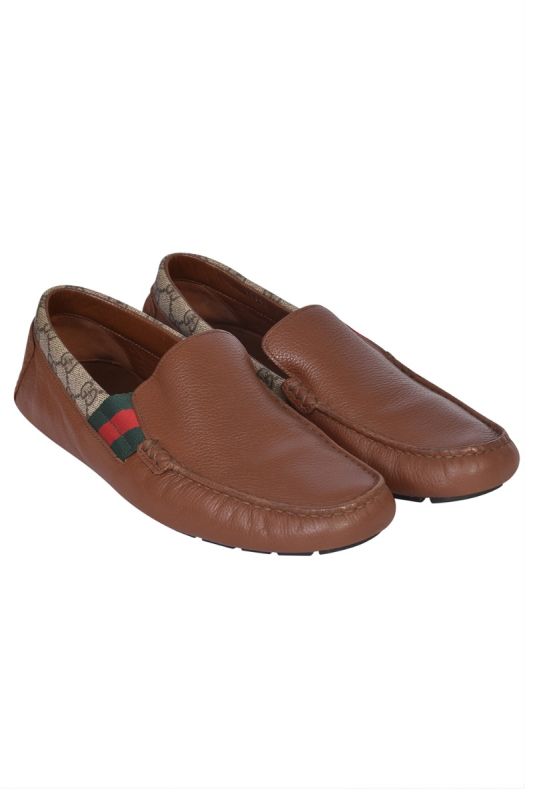 Gucci Slip-On Brown Loafers