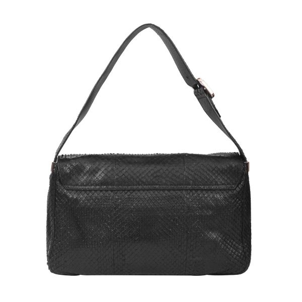 GUCCI SNAKESKIN G SQUARE MEDIUM SHOULDER BAG