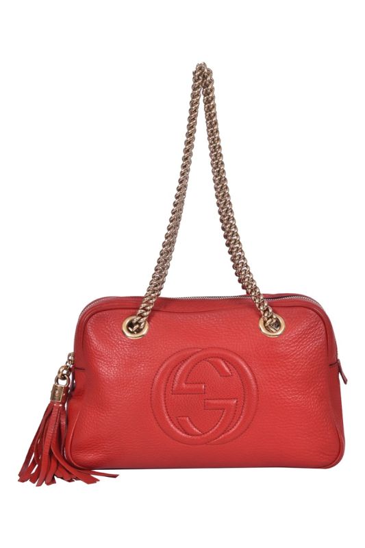 Gucci Soho Leather Shoulder Bag