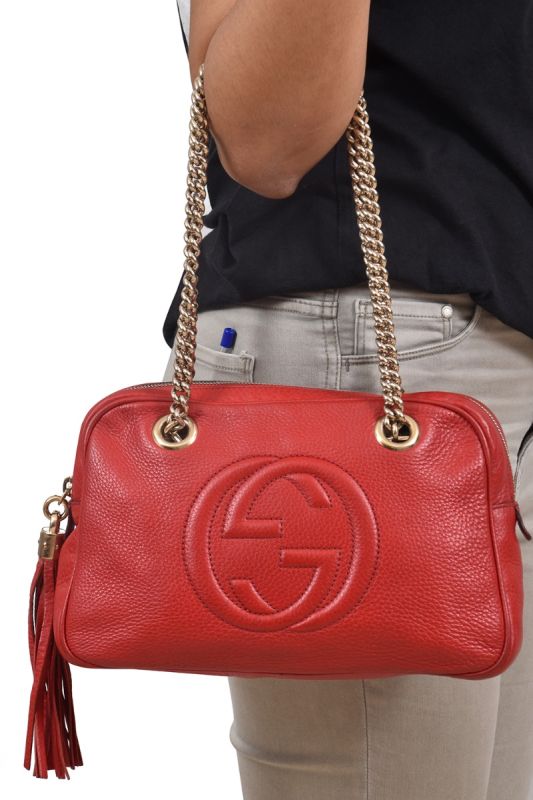Gucci Soho Leather Shoulder Bag